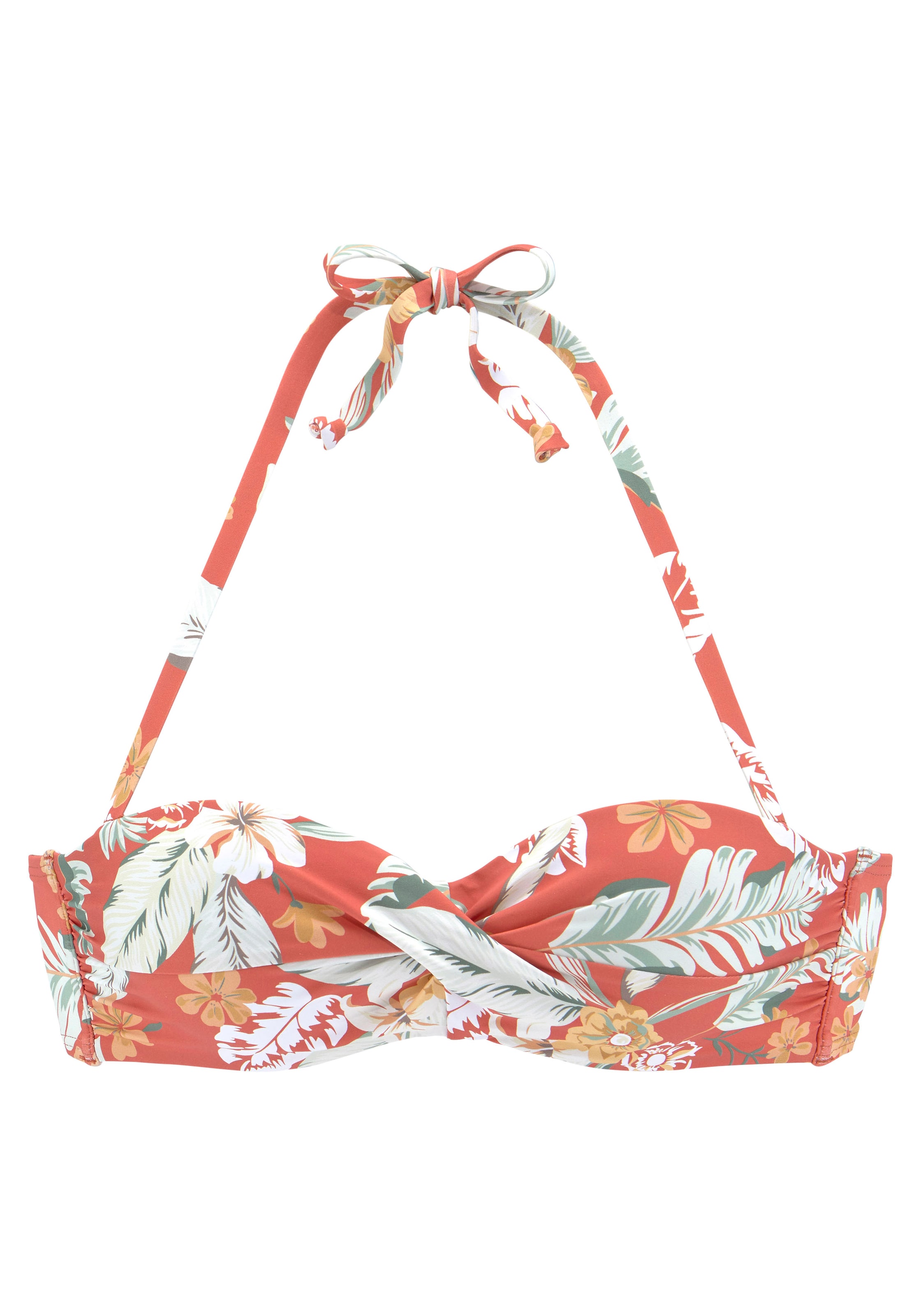 SUNSEEKER Μπαλκονέ Τοπ μπικίνι σε πορτοκαλί: μπροστά