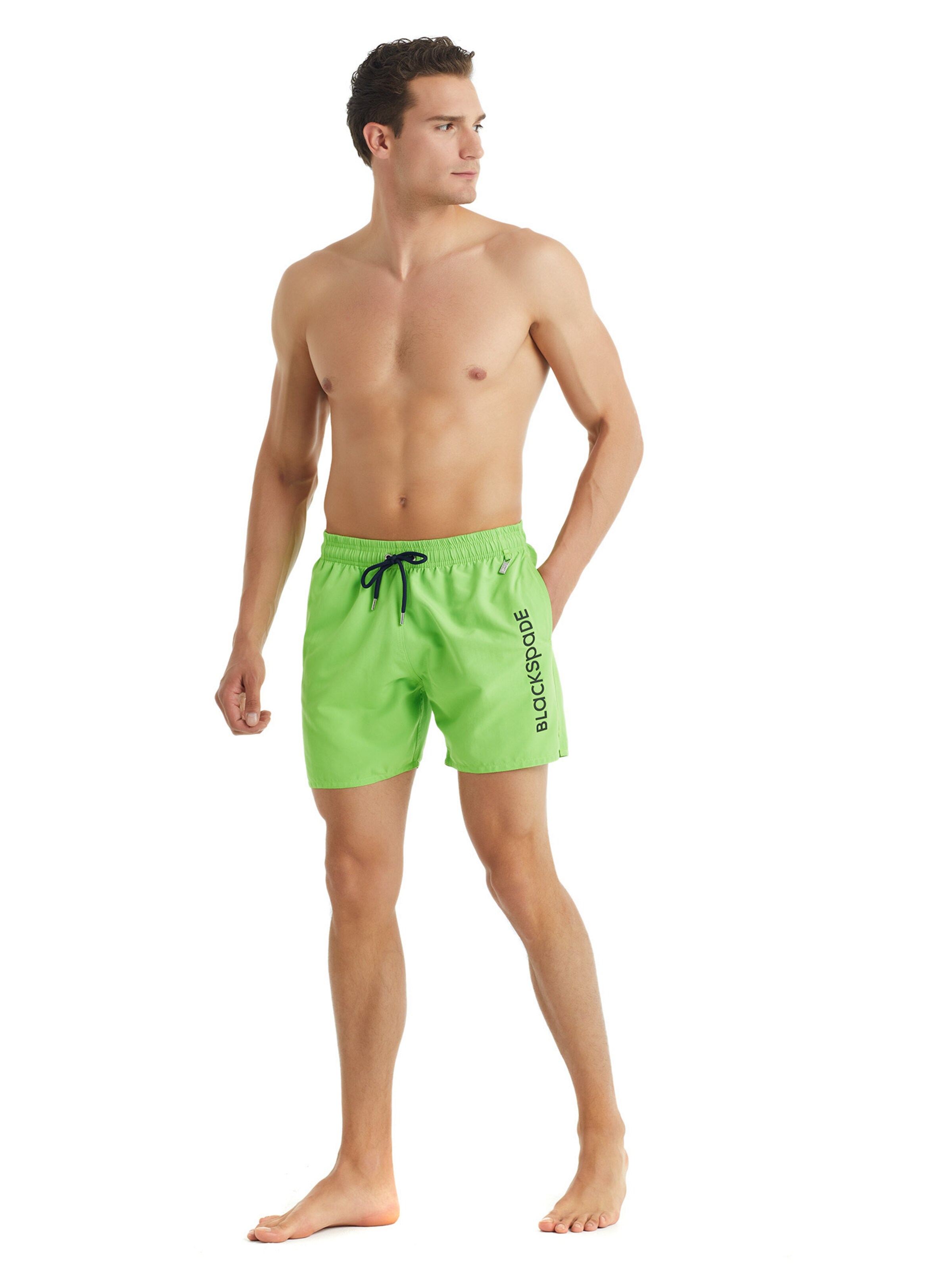 Blackspade Swimming shorts in Green