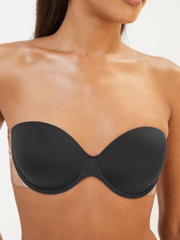 Push-up Soutien-gorge Next en noir : devant