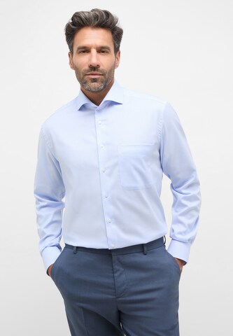 ETERNA Comfort fit Zakelijk overhemd in Blauw: voorkant