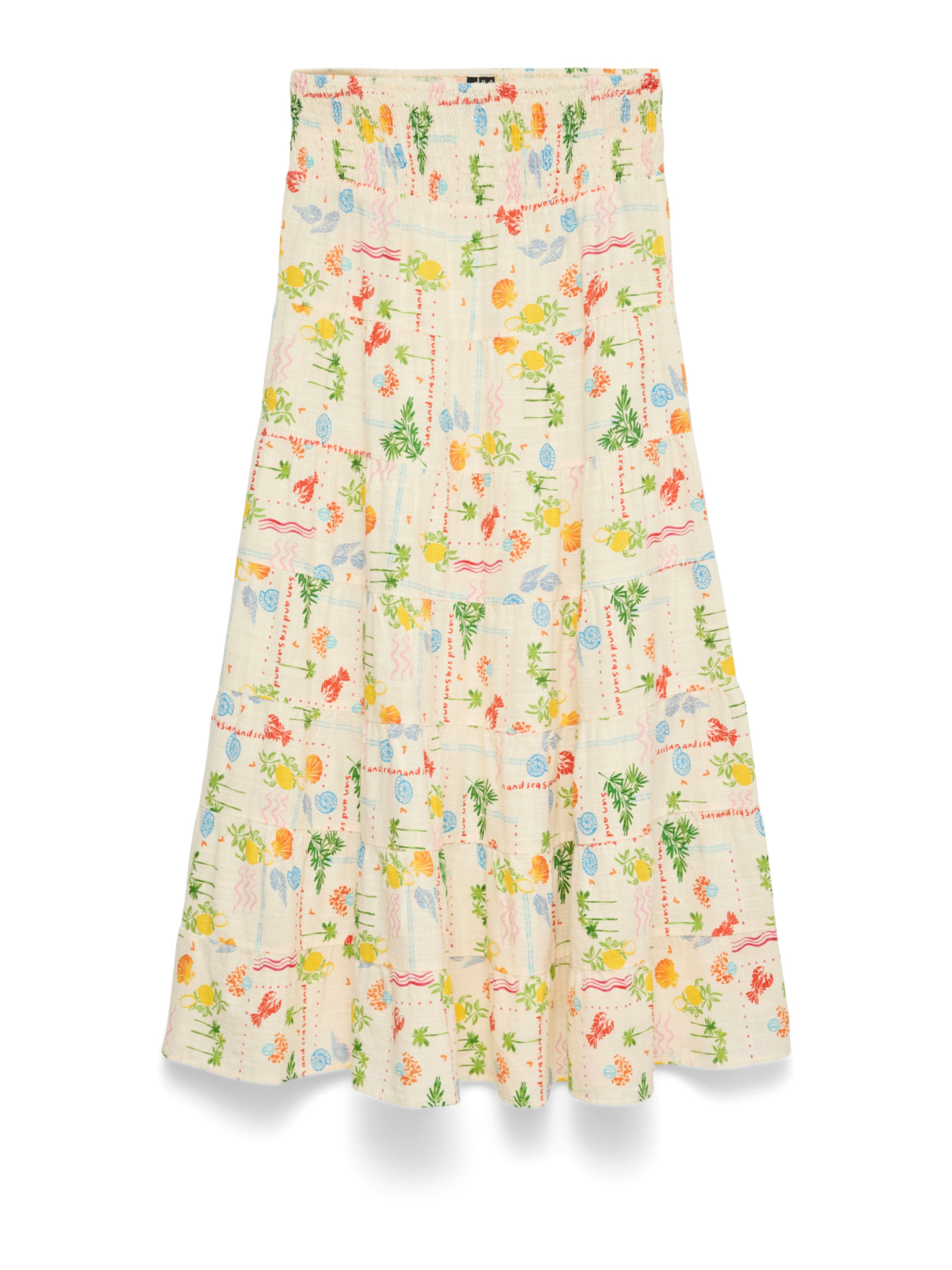 VERO MODA Rock 'VMElena' in Beige: Vorderseite
