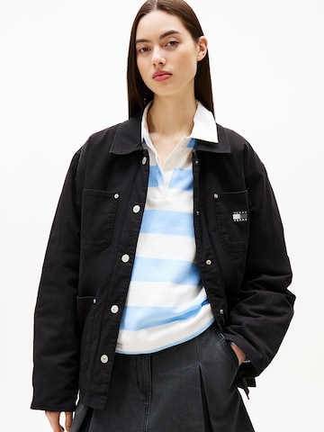Tommy Jeans Prechodná bunda - Čierna: predná strana