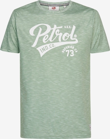 T-Shirt Petrol Industries en vert : devant