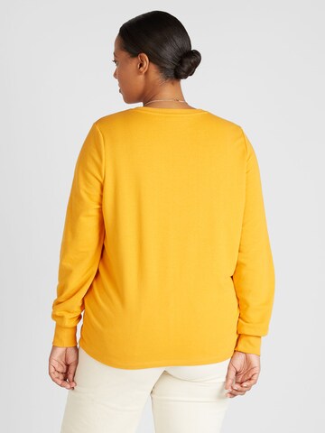 ONLY Carmakoma Sweatshirt 'KUVI' in Oranje