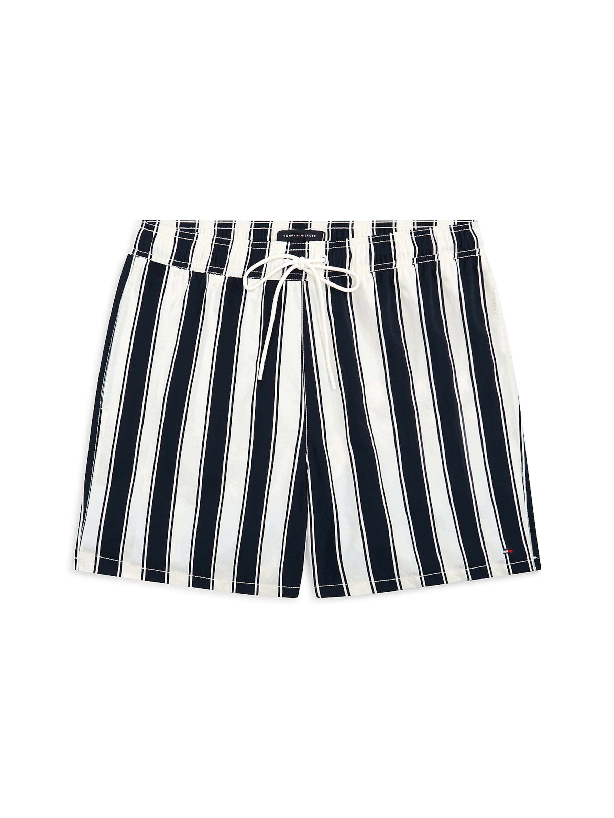 Tommy Hilfiger Underwear Shorts de bain en noir / blanc, Vue avec produit