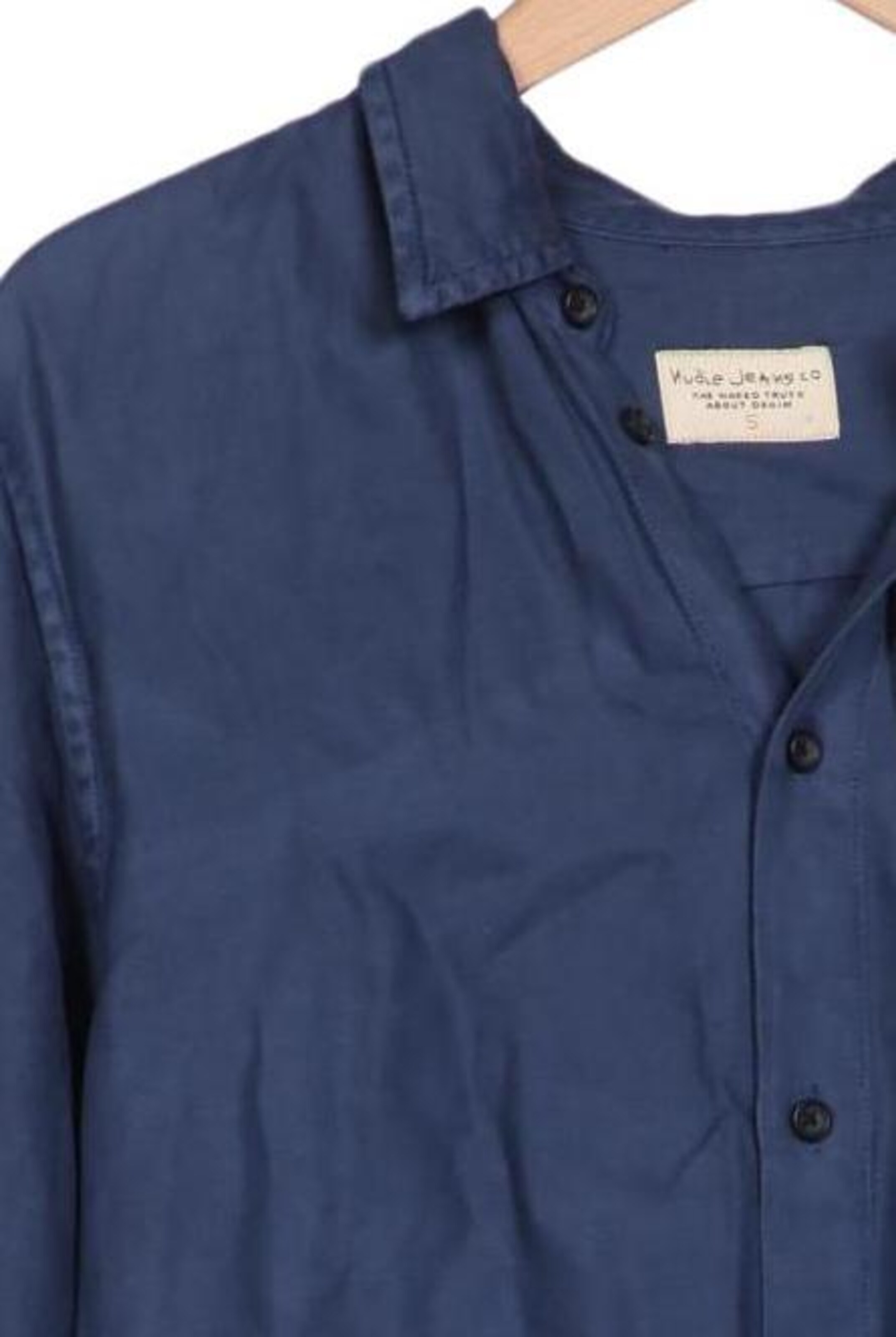 Nudie Jeans Co Hemd S in Blau