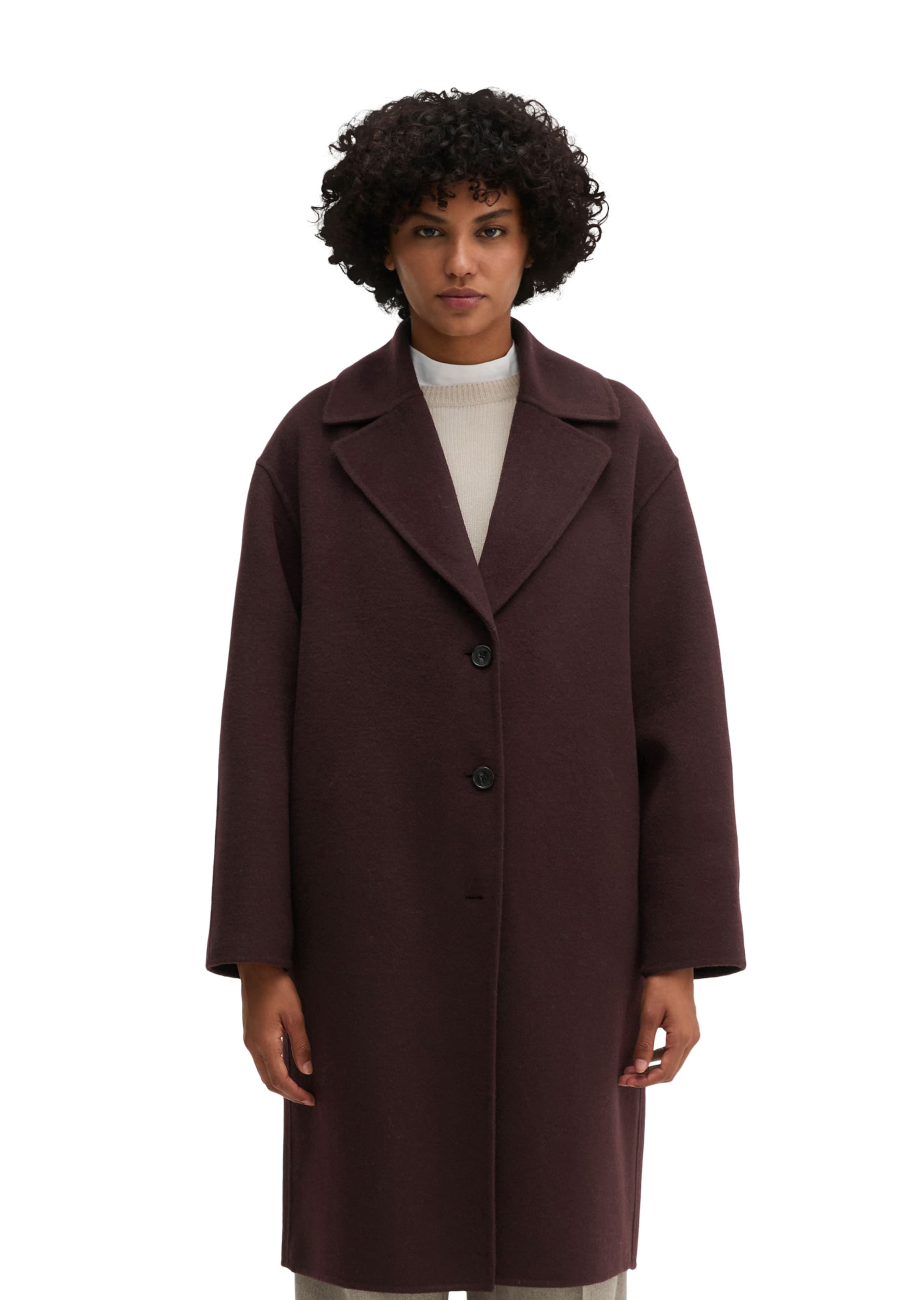 Marc O'Polo Winter Coat in Purple: front