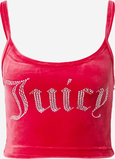 Juicy Couture White Label Top 'RAIN' in himbeer / transparent, Produktansicht