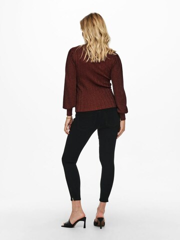 Only Maternity Sweater 'Maggi' in Brown