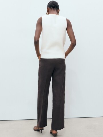 MANGO Knitted top 'ANTUAN' in Beige