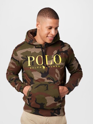 Polo Ralph Lauren Collegepaita värissä vihreä: edessä