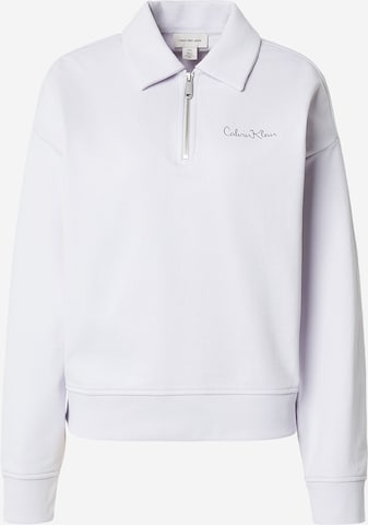 Calvin Klein Jeans - Sweatshirt em roxo: frente