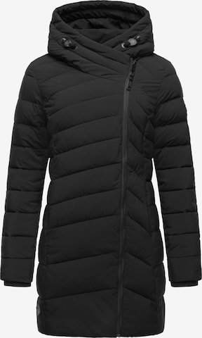 Ragwear Zimní kabát 'Teela' – černá: přední strana