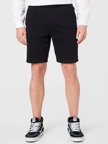 SKECHERS Regular Workout Pants in Black: front