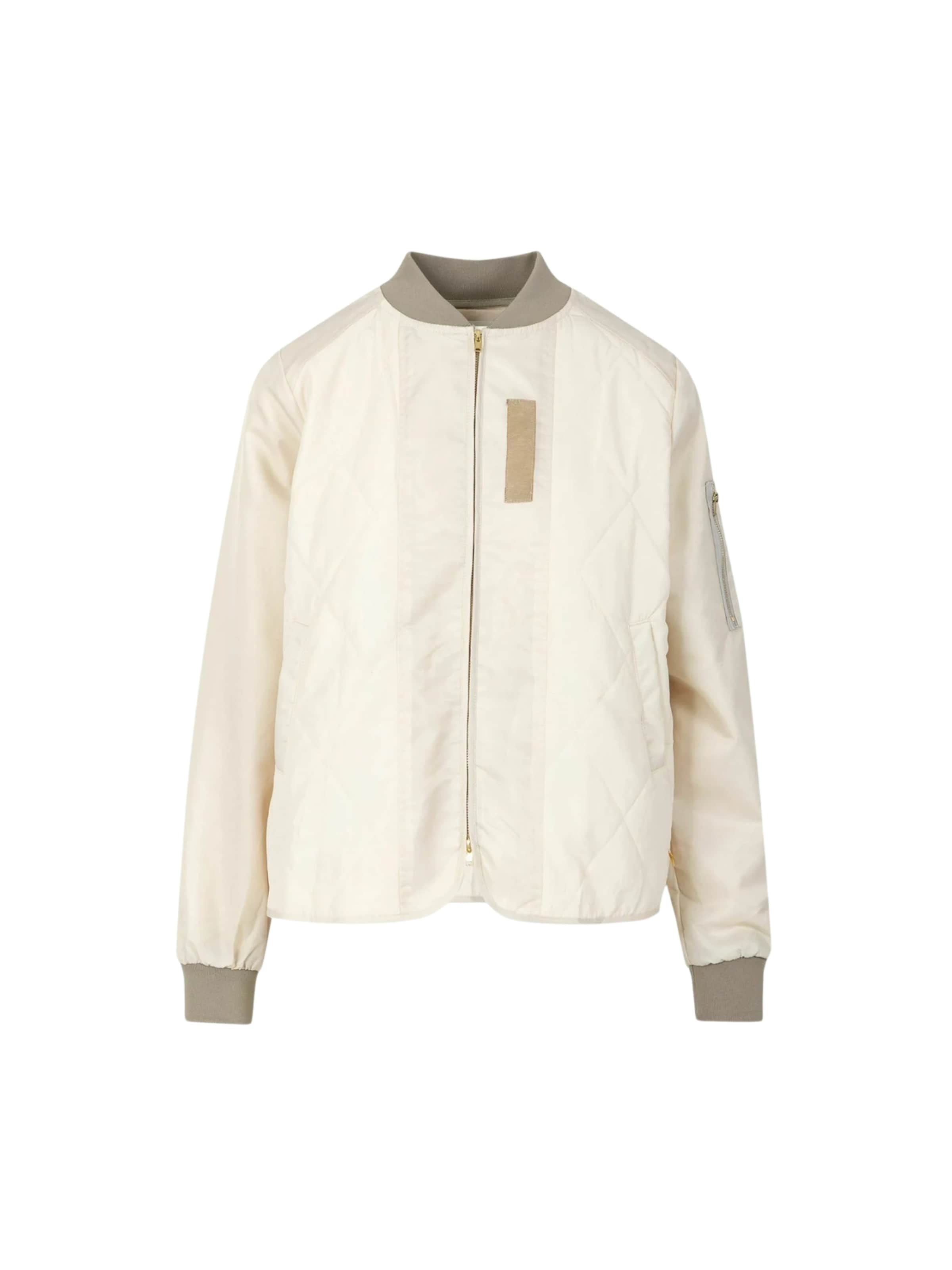 Coster Copenhagen Kurtka przejściowa ' Quilted ' w kolorze biały: przód