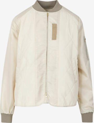 Coster Copenhagen Välikausitakki ' Quilted ' värissä valkoinen: etupuoli