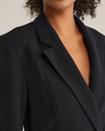 WE Fashion Dolga srajca | črna barva