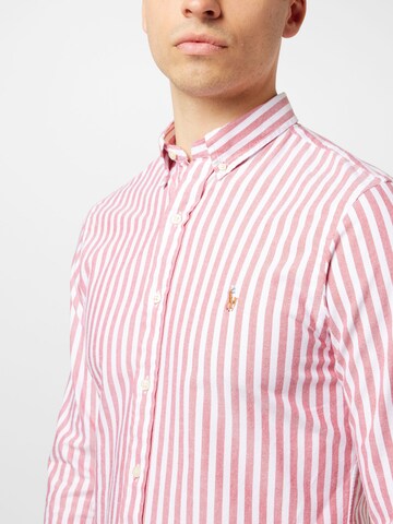 Coupe slim Chemise Polo Ralph Lauren en rose