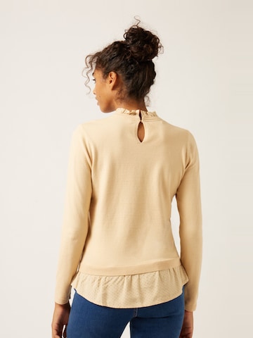 NAF NAF Pullover 'Alexy' i beige