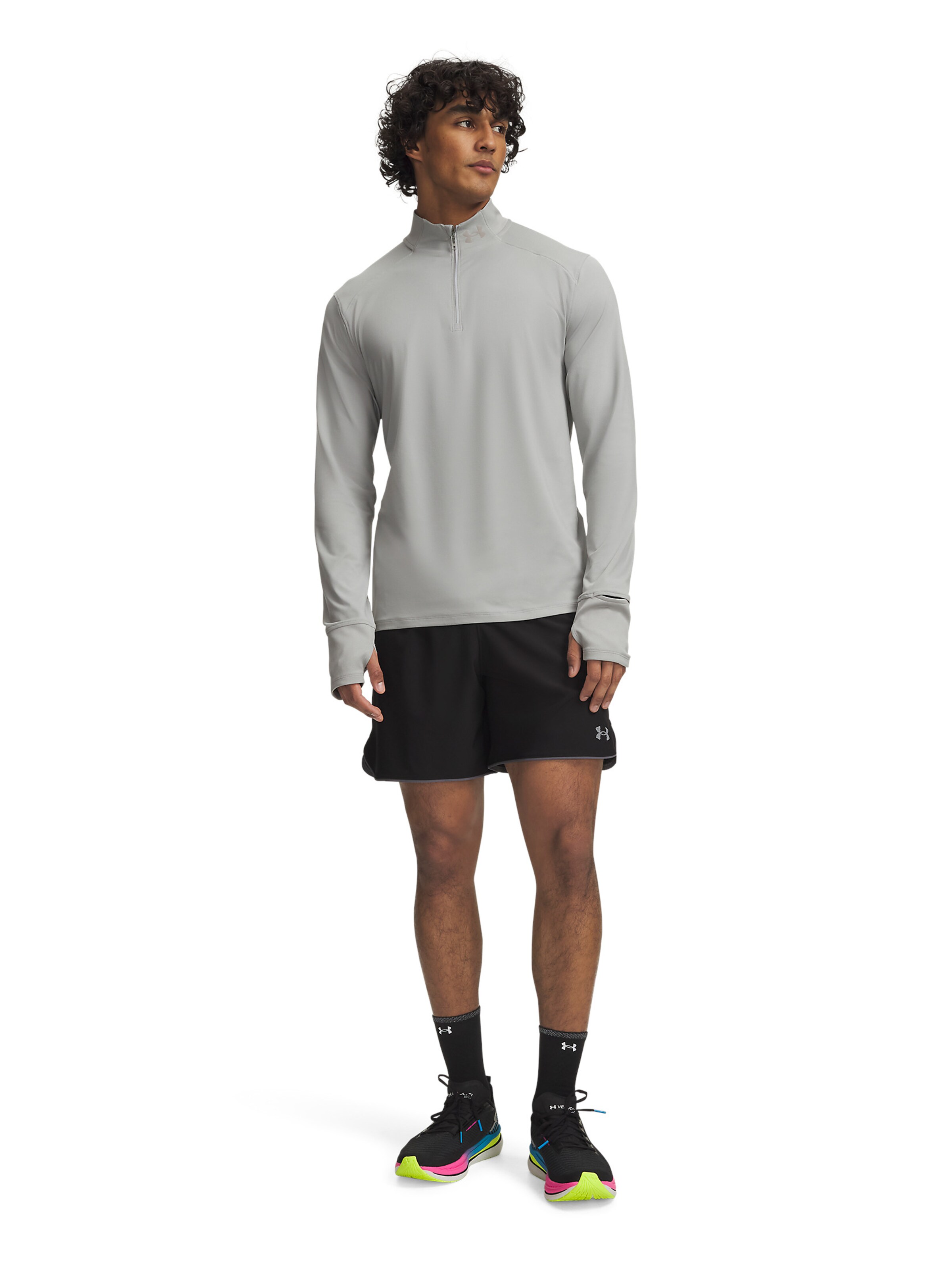 UNDER ARMOUR Regular Sports trousers 'Velociti Pro 7in' in Black