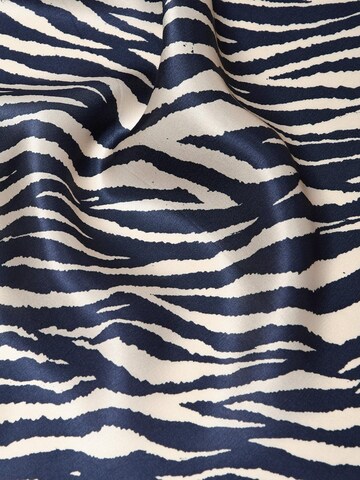 MayTree Scarf 'Seidentuch Zebra' in Blue