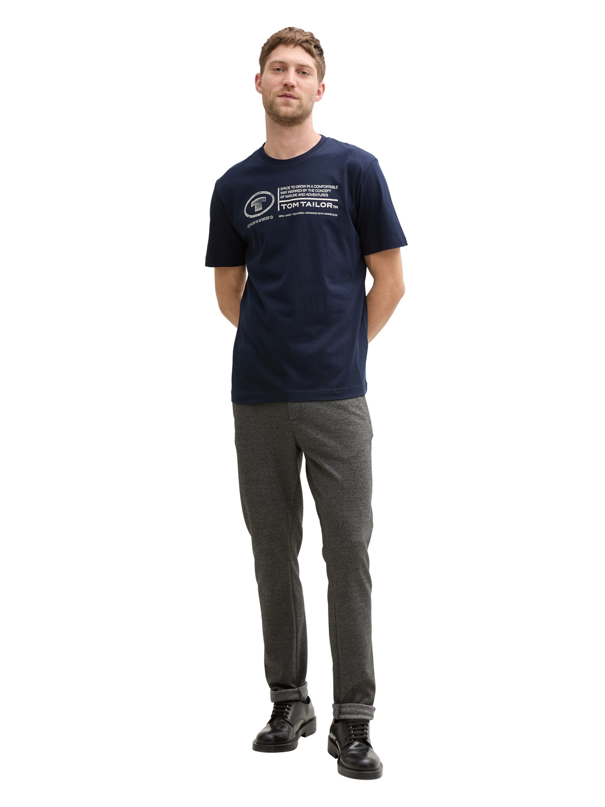 TOM TAILOR T-shirt i blå