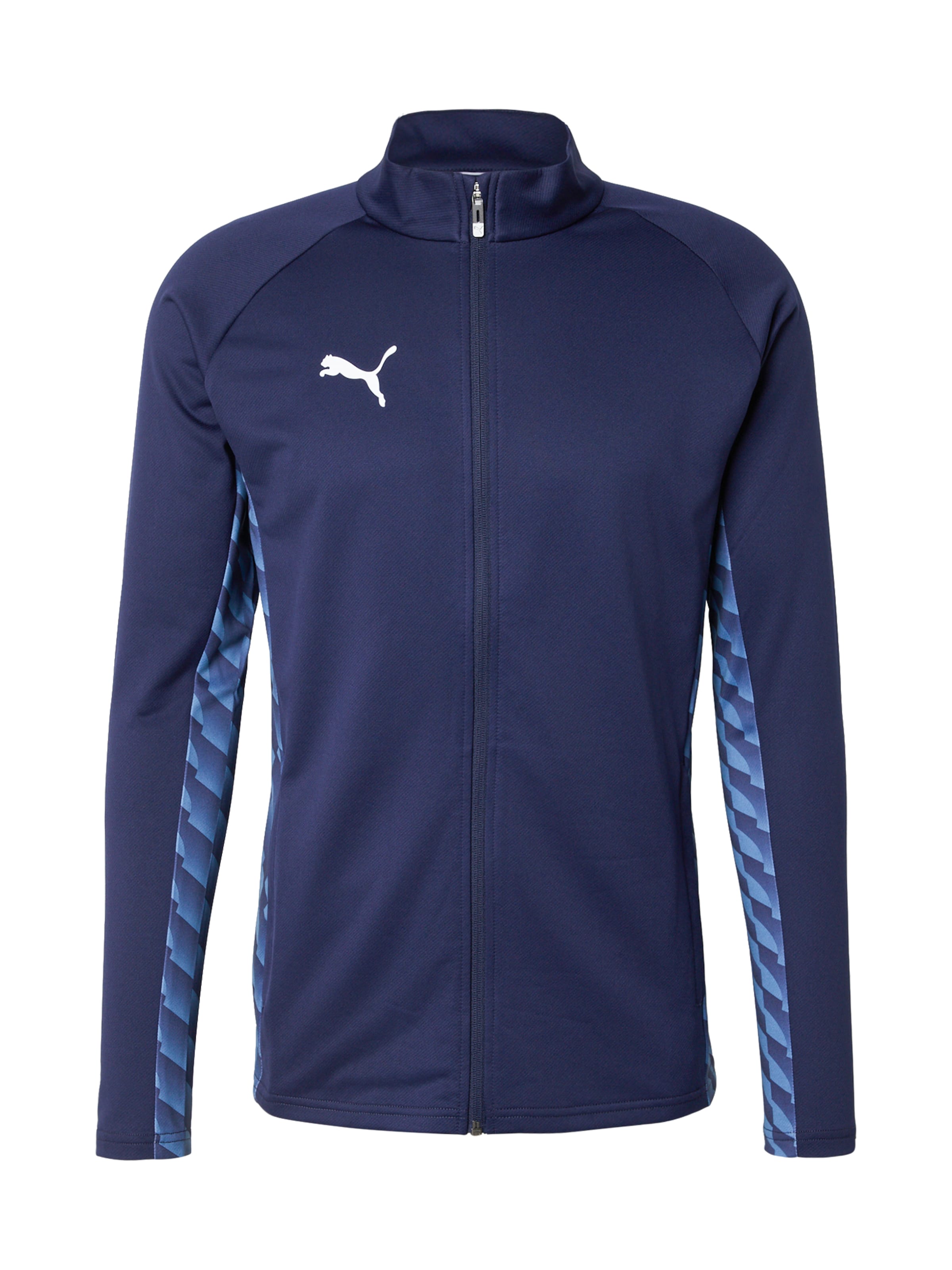 PUMA Sports jacket 'TeamLIGA26' in Blue: front