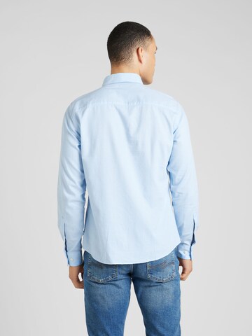 s.Oliver Slim fit Button Up Shirt in Blue