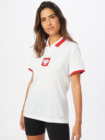 Maglia trikot 'Poland 2020 Stadium Home' di NIKE in bianco: frontale