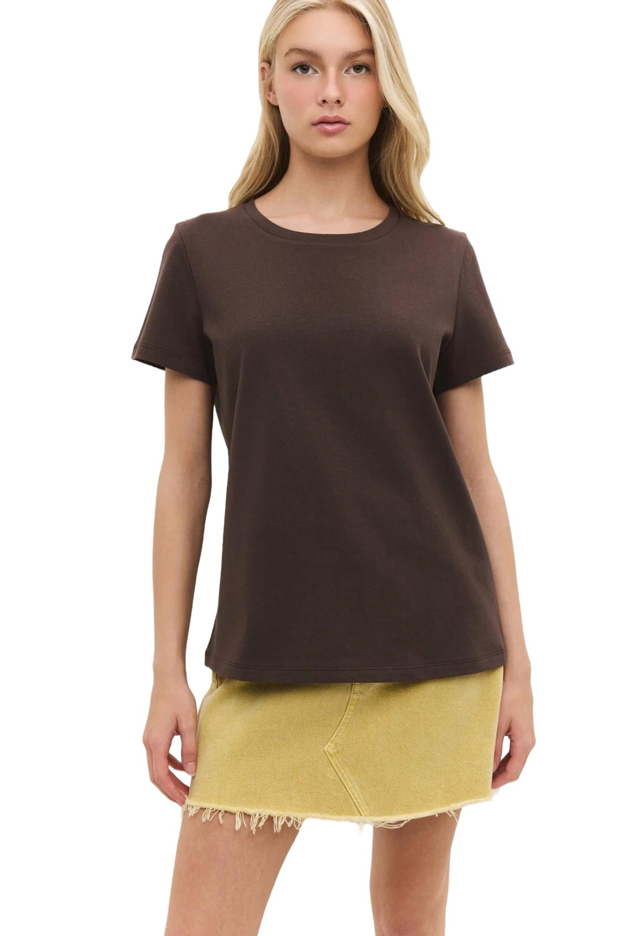 No Matter What Shirt in Brown: front