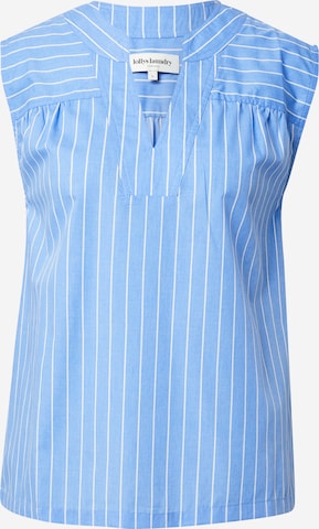 Lollys Laundry Blouse 'Paloma' in Blue: front