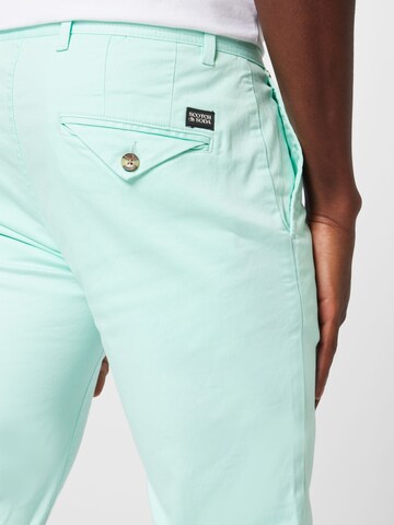 Coupe slim Pantalon chino SCOTCH & SODA en vert