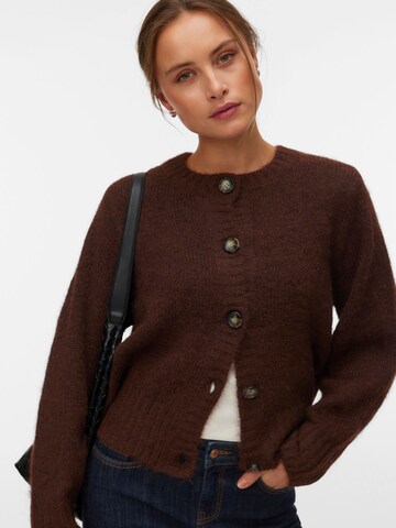 VERO MODA Strickjacke 'VMHope' in Braun: Vorderseite