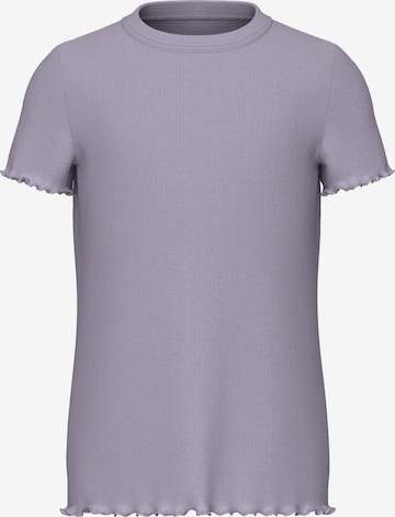 T-Shirt 'VIBSE' NAME IT en violet : devant