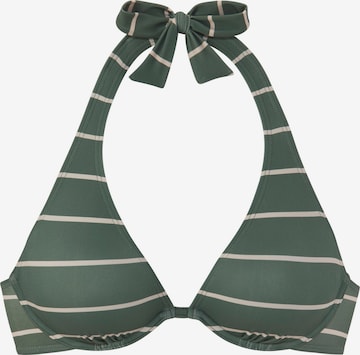 Triangolo Top per bikini di BENCH in verde: frontale