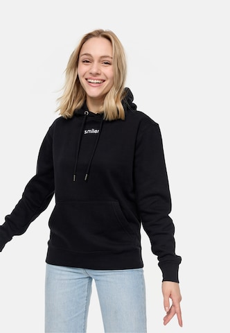 smiler. Sweatshirt in Black