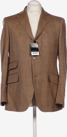 Hackett London Suit Jacket in L-XL in Brown: front