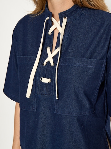 Peppercorn Bluzka 'PCNaddie' w kolorze niebieski