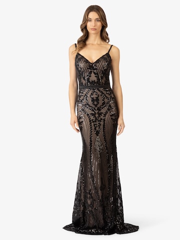 APART Evening Dress in Black: front