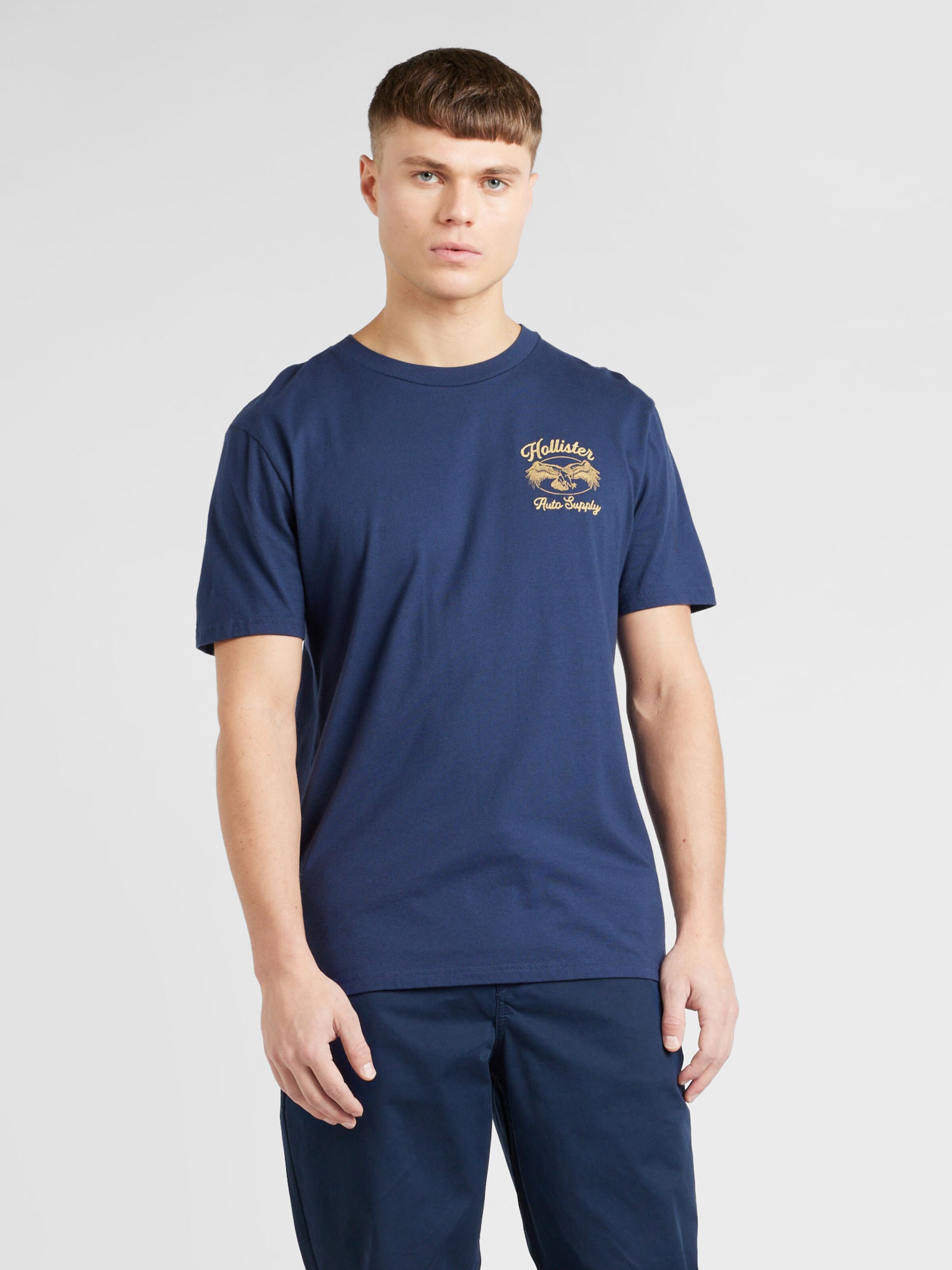 HOLLISTER Shirt in Navy ABOUT YOU