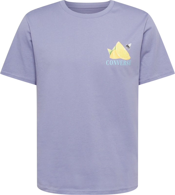 CONVERSE T-Shirt 'Fresh Lemon' in Lavendel