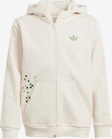 balta ADIDAS ORIGINALS Džemperis 'Adidas Originals x Minecraft': priekis