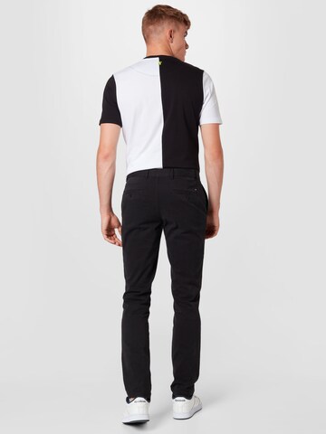 Slimfit Pantaloni chino 'Bleecker' di TOMMY HILFIGER in nero