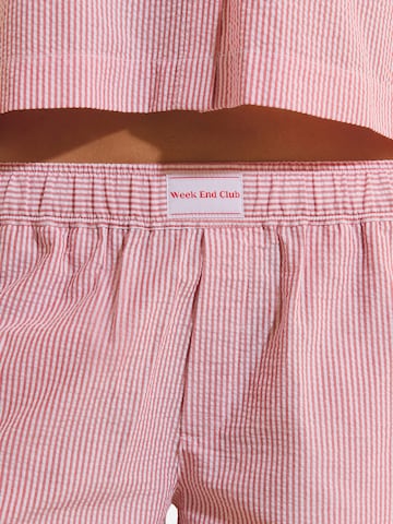 Pantaloncini da pigiama 'Bettina' di ETAM in rosso