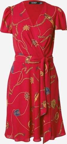 sarkans Lauren Ralph Lauren Kleita 'VEDIE': no priekšpuses