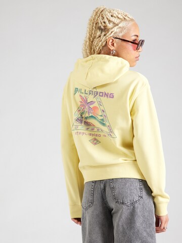 Felpa 'RETRO DREAMS' di BILLABONG in giallo: frontale