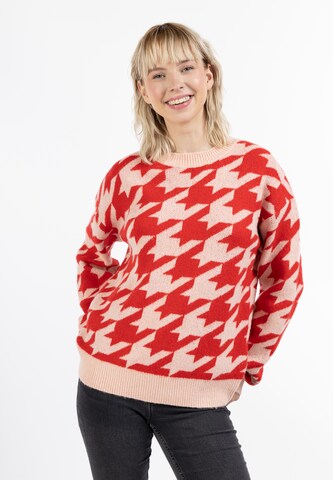 Pull-over MYMO en rouge : devant