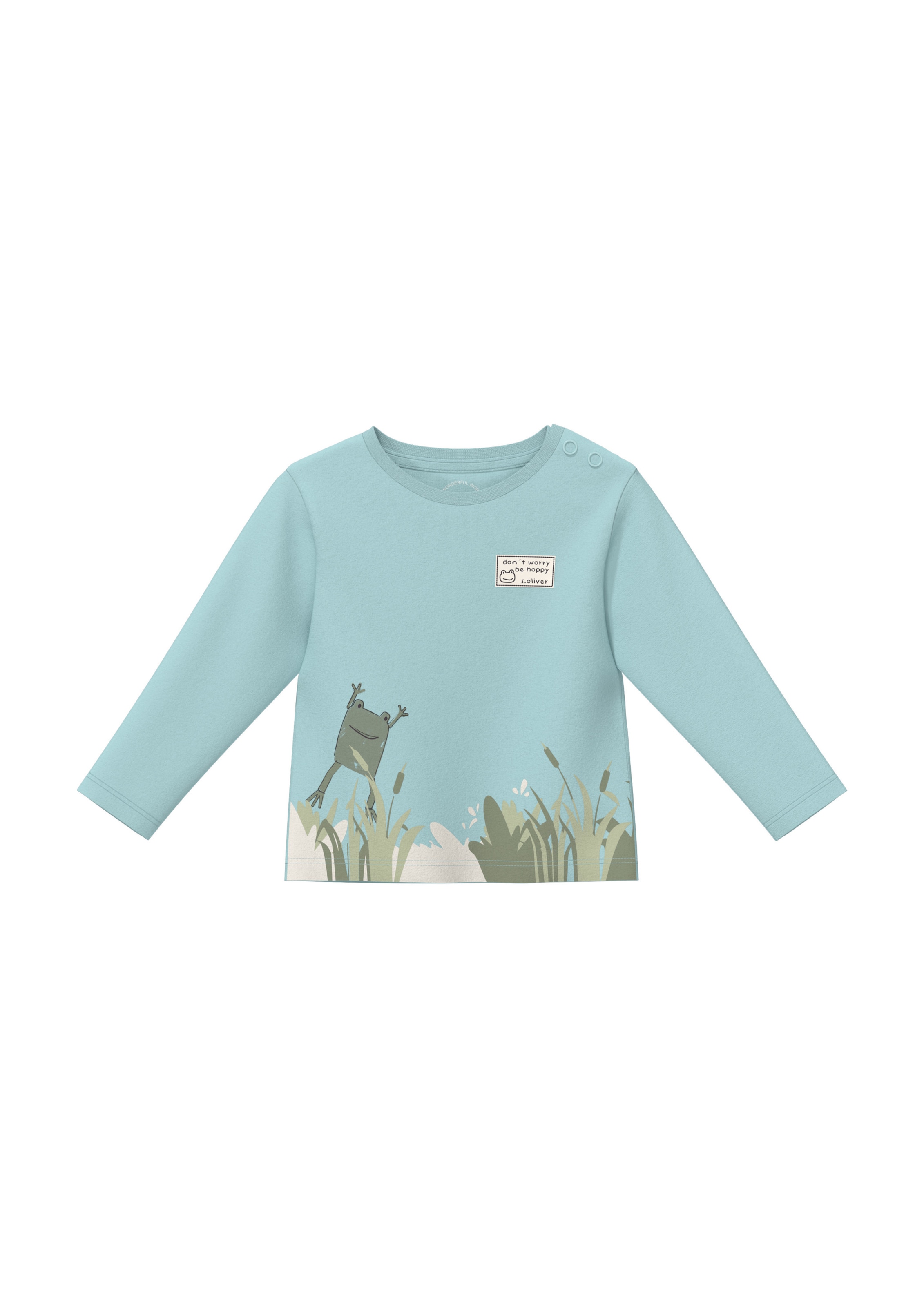 s.Oliver Shirt in Blue: front