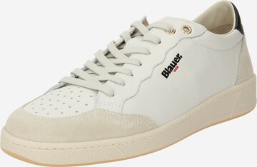 Blauer.USA Sneakers laag in Wit: voorkant