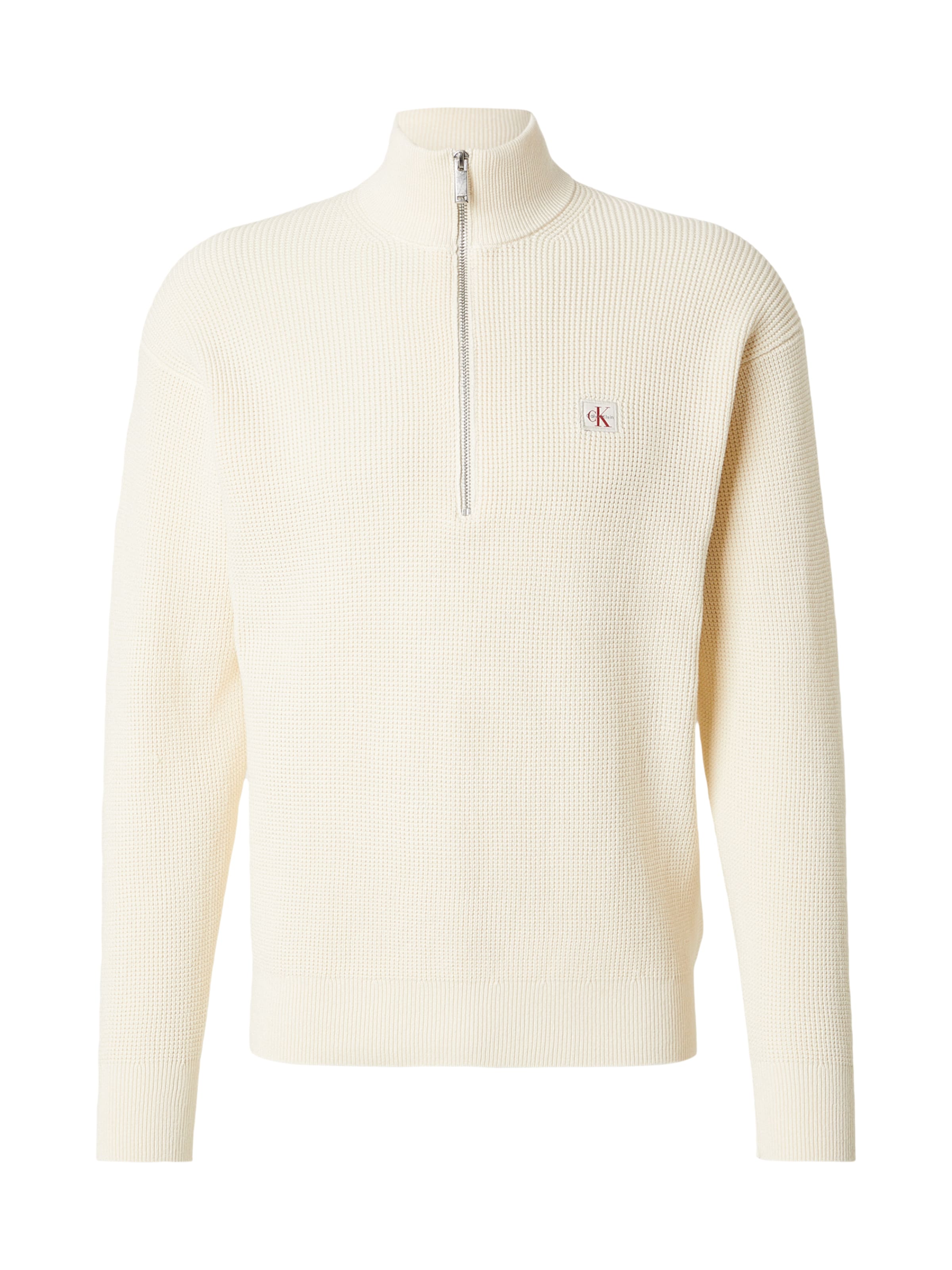 Calvin Klein Jeans Sweater in White: front